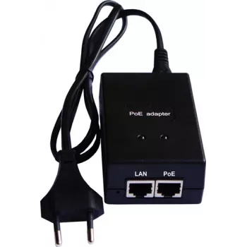 PoE injektorius extra digital POE-004 1 kanalo 48 V 15 W, skirtas vieno įrenginio maitinimui per Ethernet