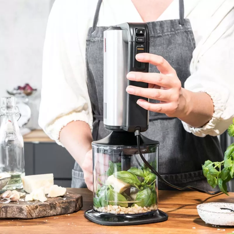 Virtuvės kombainas Gastroback Design Handmixer Pro Juoda Sidabrinė