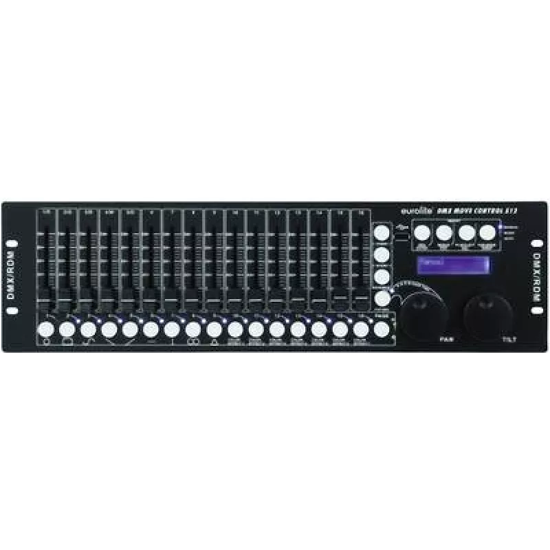 Apšvietimo pultas EUROLITE Move Control 512 32 kanalų 19 colių (48,30 cm) DMX valdiklis