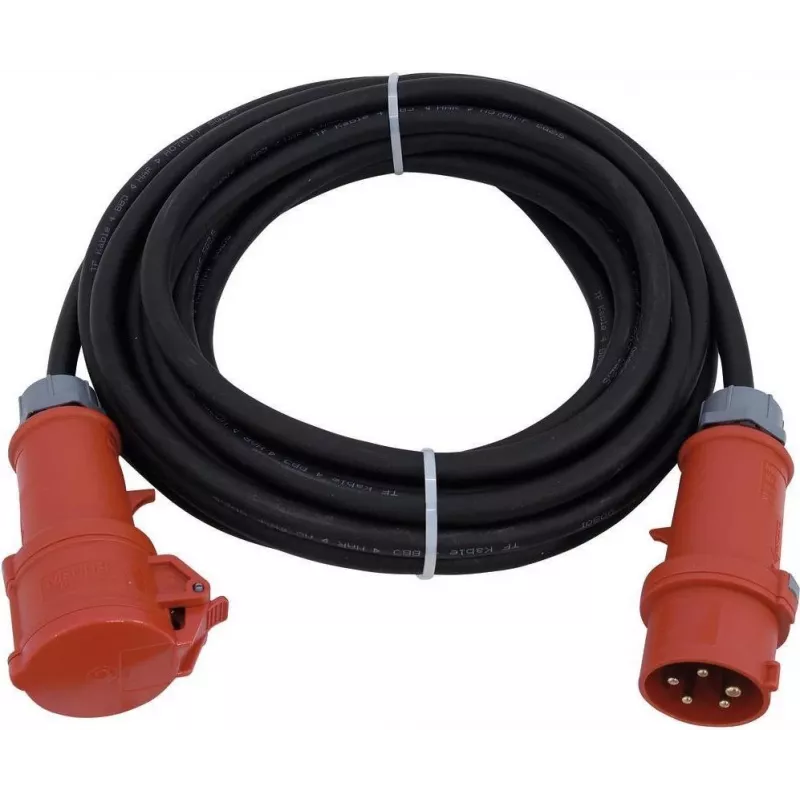 Ilginamasis laidas PSSO 10 m 16 A 5x2,5 mm² CEE, raudonas