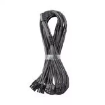CableMod C-Series Pro Anschlusskabel Variante A 90° 16 kontaktų į 4×8 kontaktų PCIe anglies pluošto