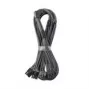 CableMod C-Series Pro Anschlusskabel Variante A 90° 16 kontaktų į 4×8 kontaktų PCIe anglies pluošto