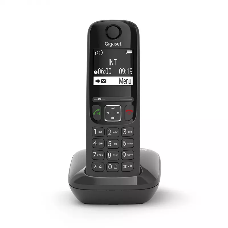 Analoginis / DECT telefonas Gigaset AS690 Skambintojo ID Belaidis ragelis Juoda
