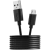 CANYON kabelis UM-1 MicroUSB 5W 1m Juodas