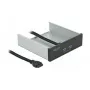 Priekinis skydelis DeLOCK 5.25 colio 2 x USB 5 Gbps A tipo prievadai