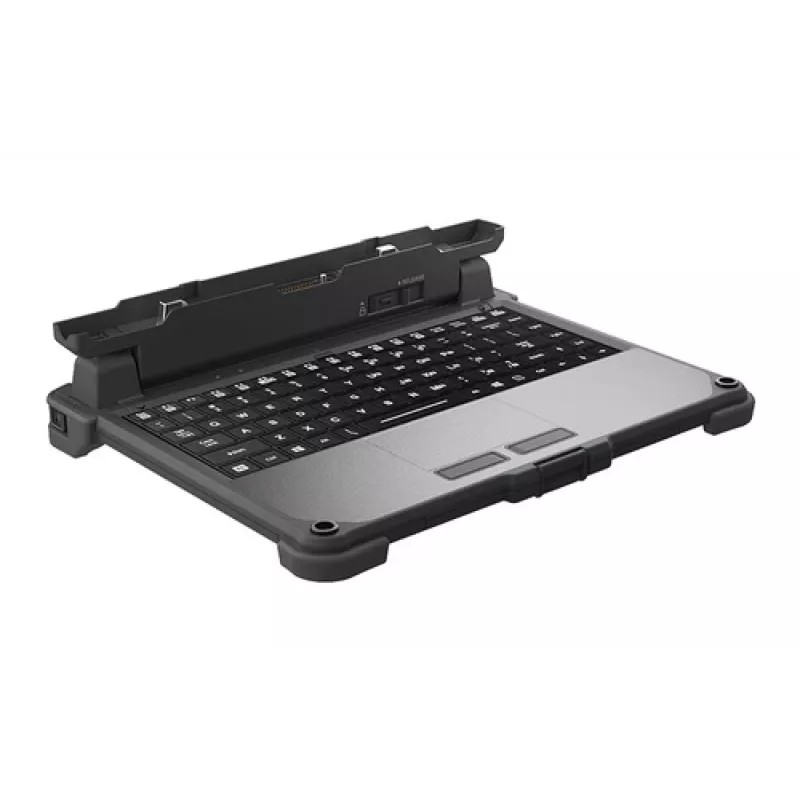 Klaviatūra Getac F110 — Getac GDKBUL mobilaus įrenginio klaviatūra, US English, Pogo Pin, IP66, juoda/sidabrinė