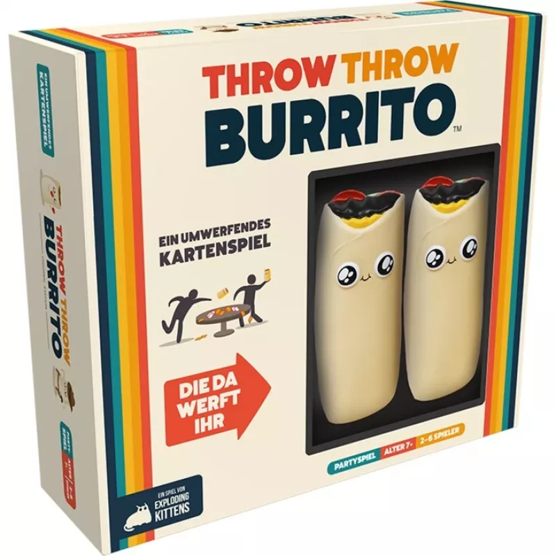 Throw Throw Burrito šeimos žaidimas