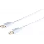 USB laidas ShiverPeaks 77025-W — Didelės spartos USB 2.0 Type A į Type B, auksu dengti kontaktai