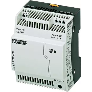 Phoenix STEP-PS/ 1AC/24DC/2.5 maitinimo blokas 60 W pilka (2868651)