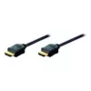 Assmann HDMI High Speed jungiamasis kabelis. tipas A M/M. 10,0 m. su Ethernet. buvęs HDMI 1.4. UL. juodas. auksuotas (AK-330107-100-S)