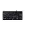 CHERRY STREAM TKL klaviatūra universali USB QWERTZ šveicariška juoda