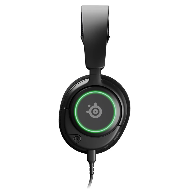Steelseries Arctis Nova 3 ausinės, laidinės, galvos juostos, žaidimų, USB-C, juodos