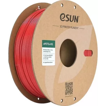 EPETG 1,75mm FIRE ENGINE RED 1kg ESUN 3D FILAMENTAS (ePETGP175FR1)