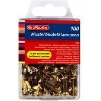 Dokumentų segtuvas Herlitz 8770307 Metal Brass 100 vnt.
