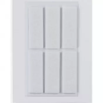 HERMA 15186 lipnios etiketės Stačiakampis Balta 15x45mm 6 vnt.