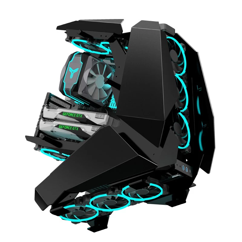 PC Case Jonsbo MOD5, ATX, Juoda