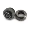 XSPC Connector G1/4 į 14 mm Hardtube, juodas chromas - 8 vienetai