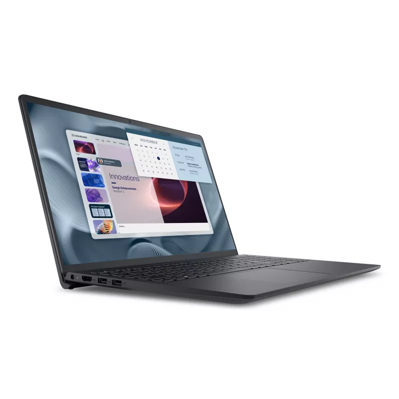 DELL Pro 15 Essential PV15250 Intel Core 3 100U Nešiojamasis kompiuteris 39,6 cm (15,6) Full HD 8 GB DDR5-SDRAM 512 GB SSD Wi-Fi 6 (802.11ax) Windows 11 Pro Juoda