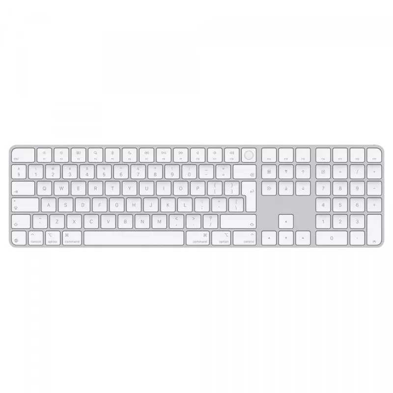 Apple Magic klaviatūra universali USB + Bluetooth QWERTY anglų kalba balta