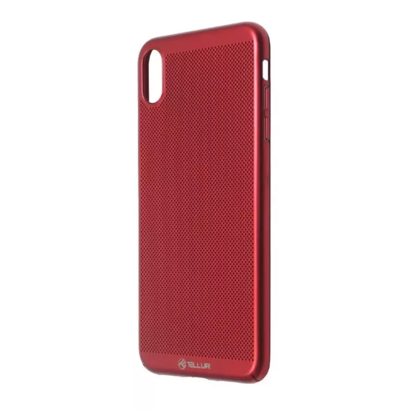 Telefonui skirta šilumos išsklaidymo dėklas Tellur, skirtas „iPhone XS Max“ — raudonas