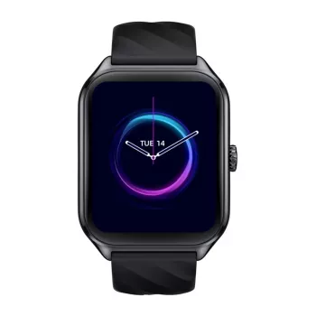 Išmanusis laikrodis Zeblaze GTS 4 — 1,94 colio (4,93 cm) AMOLED, 466×466 px, jutiklinis ekranas, „Wi‑Fi“, silikoninis dirželis, juodas