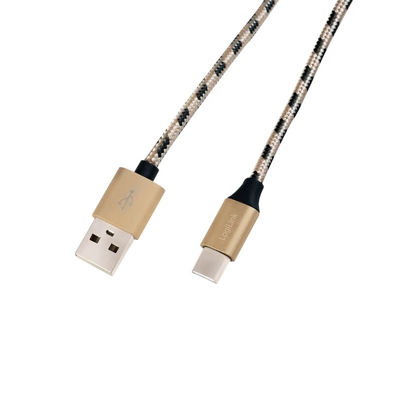 Sinchronizavimo ir įkrovimo laidas USB2.0 AM į USB-C kištuką