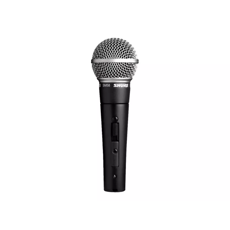 Shure SM58SE - dinaminis, kardioidinis, vokalinis mikrofonas su jungikliu