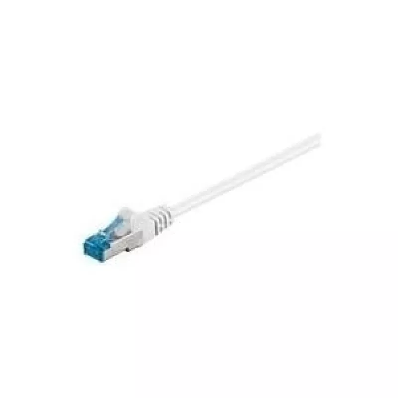 Wentronic Goobay CAT 6a komutacinis kabelis, S/FTP (PiMF), Balta, 50 m - LSZH Halogen-Free, Copper (94910)