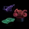 LED transporto priemonės dekoratyvinė lempa MANTA SNL121RGB RGB 3D šviesa automobiliams ir motociklams