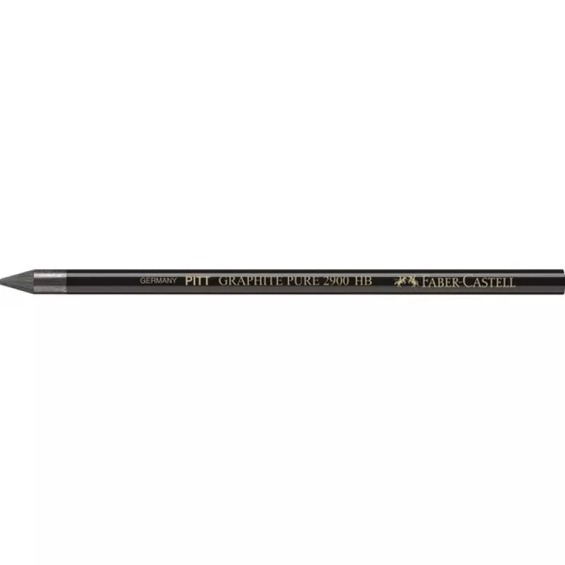Pieštukas Faber-Castell PITT GRAPHITE PURE HB juodas apvalus 1 vnt.