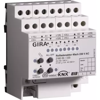 GIRA pavara 216000 KNX/EIB ritininė langinė 4 krypčių 230VAC REG (216000)