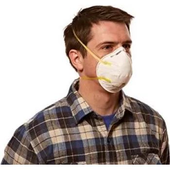 Respiratorinė kaukė 3M 8710C3 balta — vienkartinė dalelių kaukė, modelis 8710C3