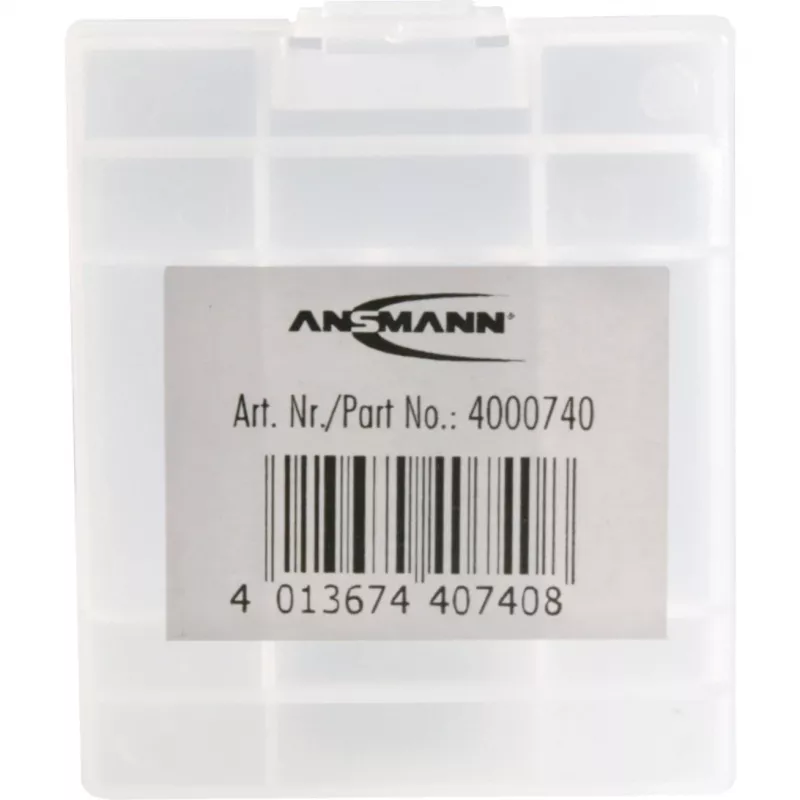 ANSMANN 4000740 baterijų dėžutė BATTERY BOX 4, iki 4 AA arba AAA elementų