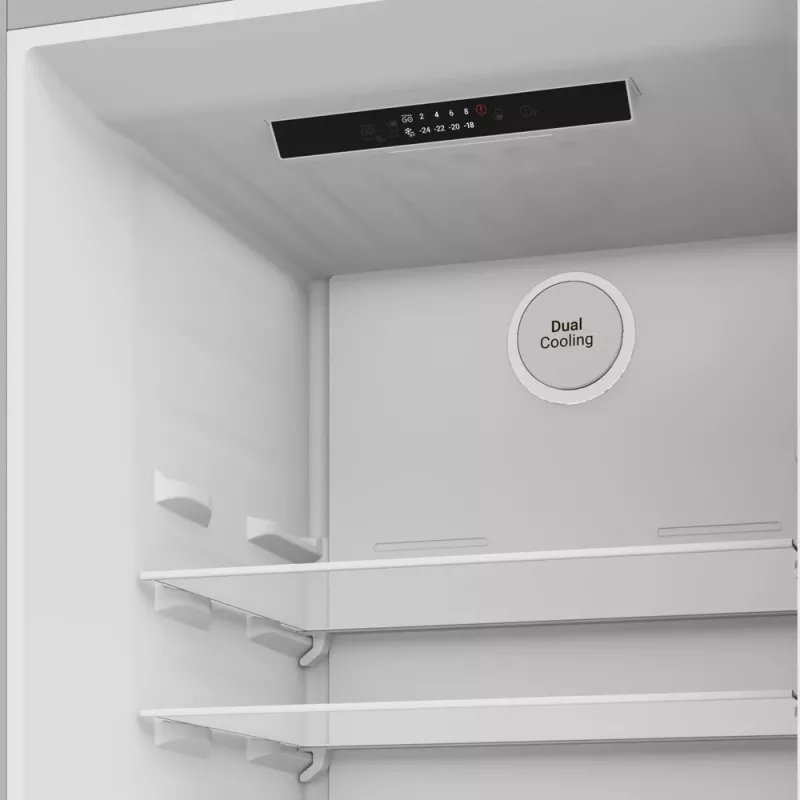 Šaldytuvas Indesit INK 25402 S4E | Kombinuotas pastatomas, No Frost, 249 L šaldytuvas / 106 L šaldiklis, A 203,5 cm, Energijos klasė E, 37 dB, Sidabrinis