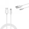 Savio Cl-193 USB laidas USB 2.0 2 m USB A USB C/Lightning Baltas