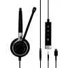 EPOS Sennheiser Headset Impact SC 635 USB-C 3,5mm USBC 3,5mm mono Juoda Sidabrinė (1000669)
