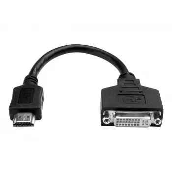 Eaton Tripp Lite P132-08N HDMI į DVI adapteris-vaizdo konverteris (HDMI-V-į-DVI-D M) - 20,32 cm - 0,2 m - DVI-D - HDMI - Kištukas - Lizdas - Auksinis