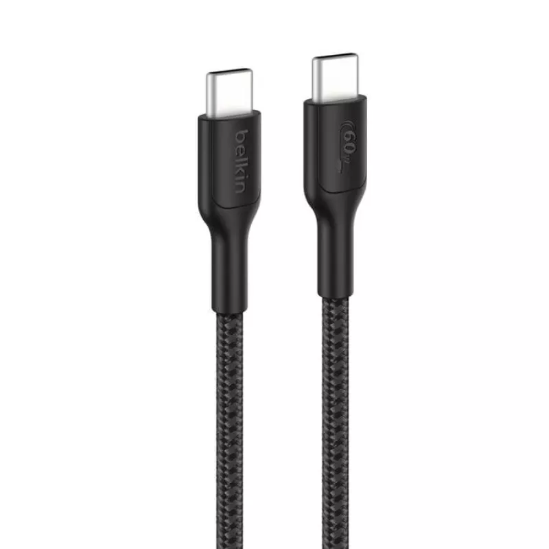 Belkin USB-C/USB-C žaidimų laidas 2 m pintas Switch 2 ENA008hq2MBK (ENA008HQ2MBK)