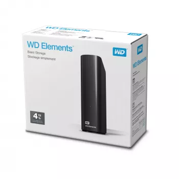 Western Digital WD Elements stacionarus išorinis kietasis diskas 4 TB Micro-USB B 3.2 Gen 1 (3.1 Gen 1) juodas