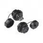 Alcasa IC04-U304 - USB A - juoda - moteriška - tiesi - polibutileno tereftalatas (PBT) - polivinilchloridas (PVC) - IP65 - IP67 (IC04-U304)