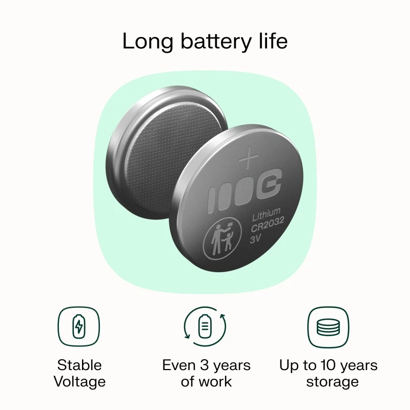Mygtukinė baterija Green Cell Greencell lizdinė pakuotė 2x CR2032 3V 220mAh