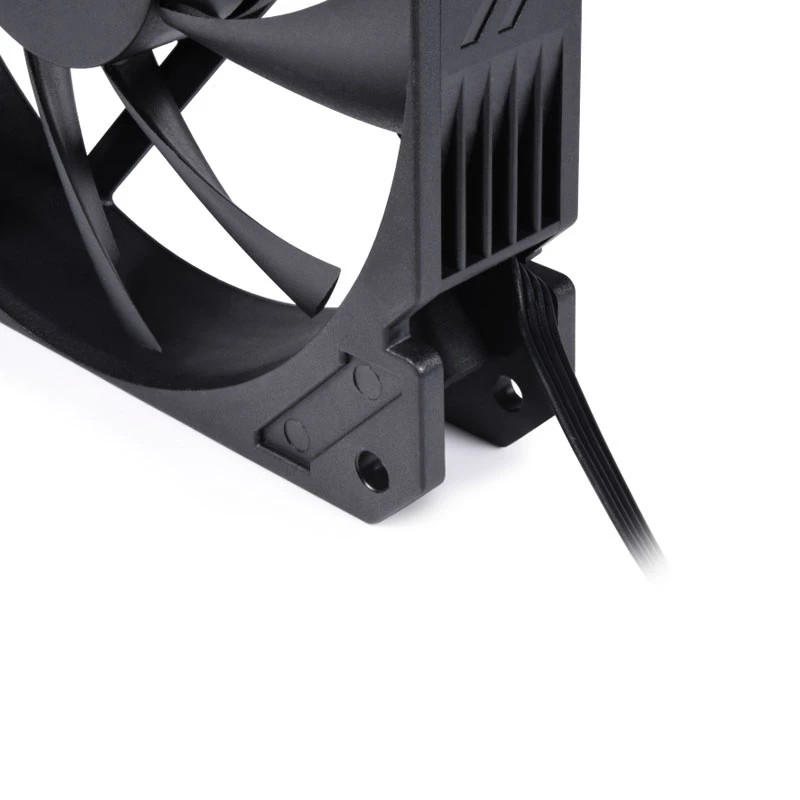 Ventiliatorius Alphacool 12 cm 3000 RPM 7,83 mmH2O Dvigubas rutulinis guolis Juodas 120x120x25 mm
