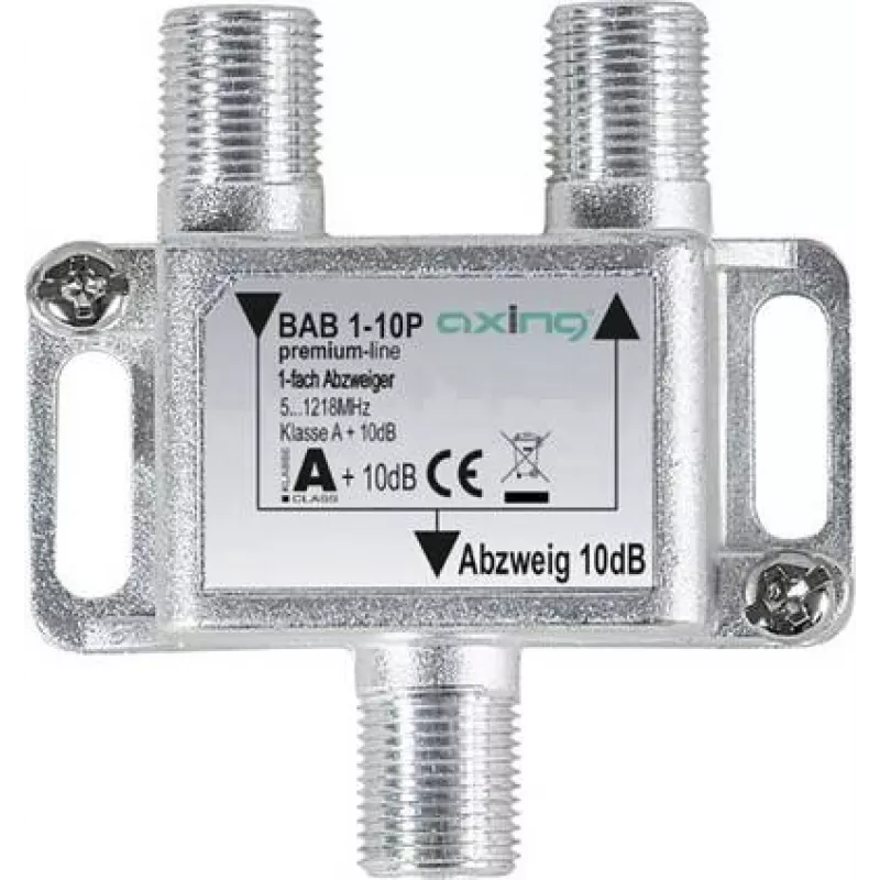 BAB 1-10P - SAT-šakotuvas, 1 krypties, 10 dB (BAB 1-10P)