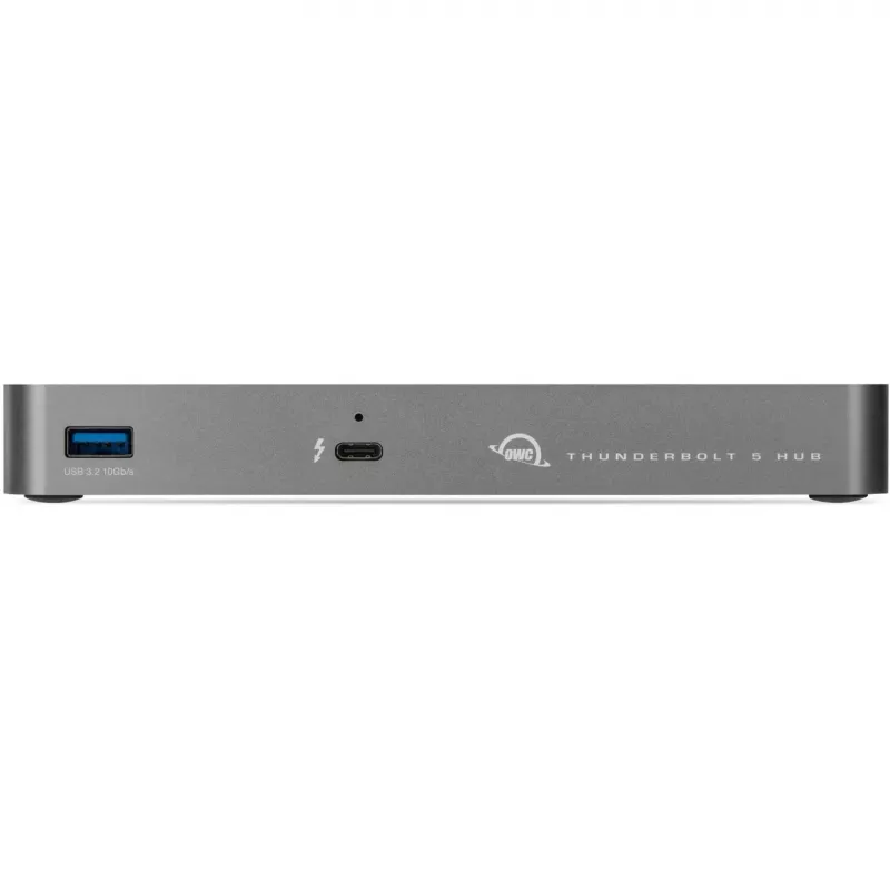 Thunderbolt 5 šakotuvas, prijungimo stotelė pilka/juoda, Thunderbolt 5, USB-A