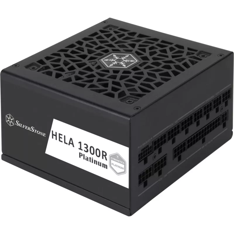 SST-HA1300R-PM 1300W, kompiuterio maitinimo šaltinis juodas, 9x PCIe, kabelių tvarkymas, 1300 vatų