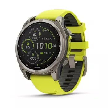 Garmin fenix 8 3.3 cm (1.3) 47 mm skaitmeninis 260 x 260 pikselių jutiklinis ekranas Titano Wi-Fi GPS (palydovinis)