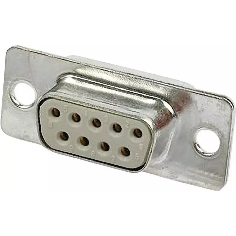 Laidinė jungtis Harting 09 67 209 4704 D‑Sub 1, pilka metalinė, PBT korpusas