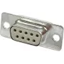 Laidinė jungtis Harting 09 67 209 4704 D‑Sub 1, pilka metalinė, PBT korpusas