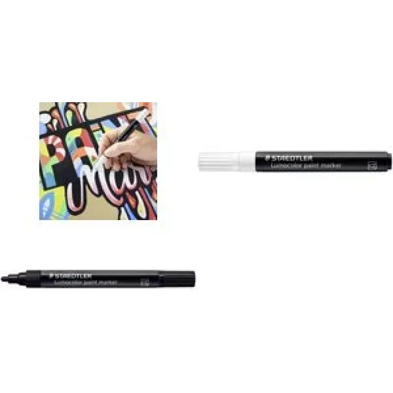Staedtler Lumocolor baltas žymeklis 1 vnt. Rašymo spalva Balta