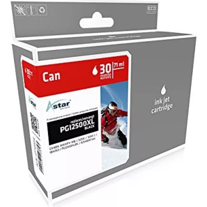 ASTAR AS15178 - Pigmentinis rašalas - Juoda - Canon - MB5050 - 2500 puslapių